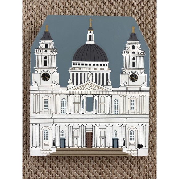 1996 Cat’s Meow London Series St. Paul’s Cathedral Retired Faline - Picture 1 of 4